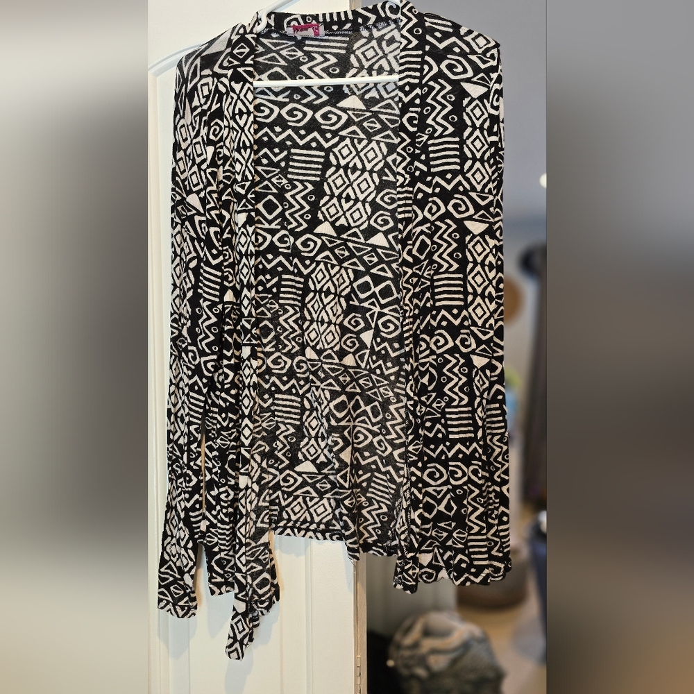Printed Cardigan